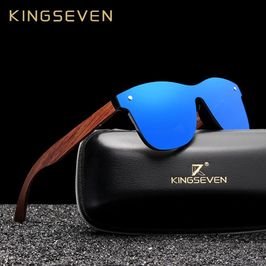 KINGSEVEN LUXURY - SOLGLASÖGON MED TRÄRAM